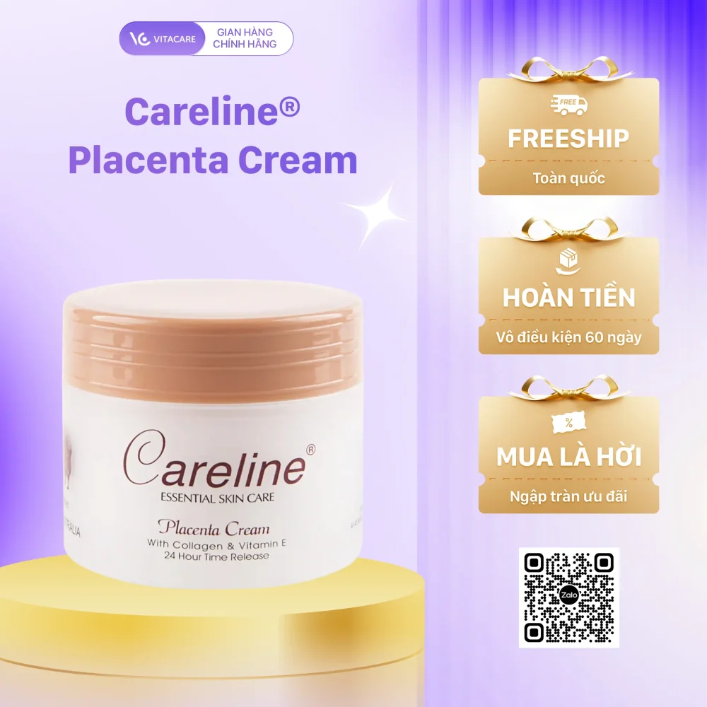 Kem dưỡng da nhau thai cừu - Careline Placenta Cream 100ml
