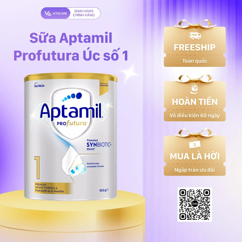 Sữa Aptamil Profutura số 1 – 900g (Úc) cho bé từ 0-6 tháng tuổi