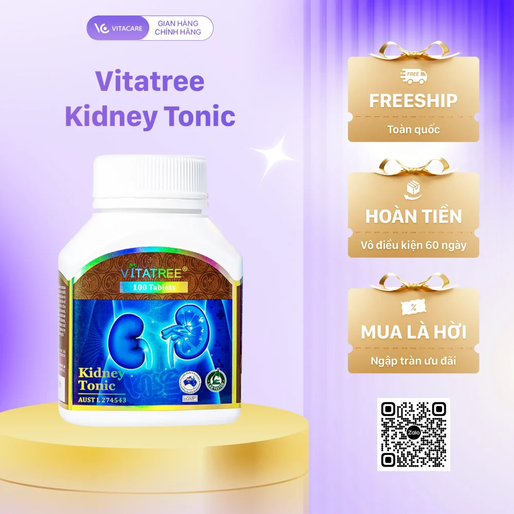 Vitatree Bổ Thận - Kidney Tonic 100 Viên