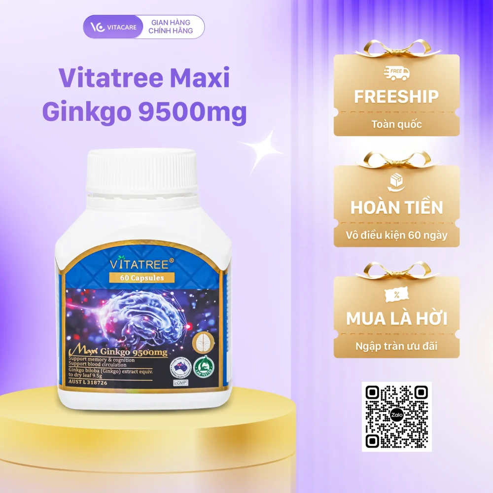 Vitatree Maxi Ginkgo 9500mg