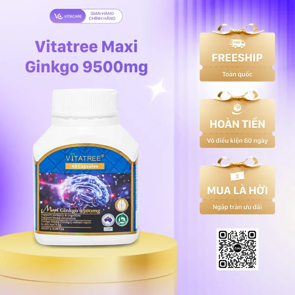 Vitatree Maxi Ginkgo 9500mg