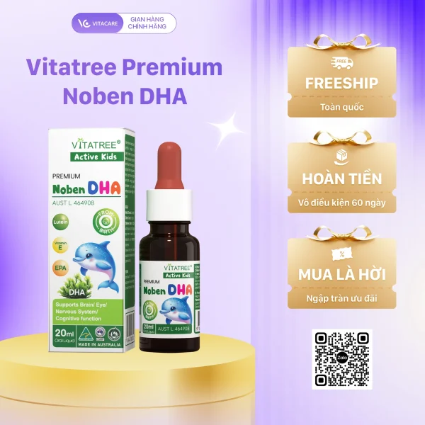 DHA cho bé Vitatree Premium Noben DHA