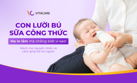 Bé biếng bú sữa công thức