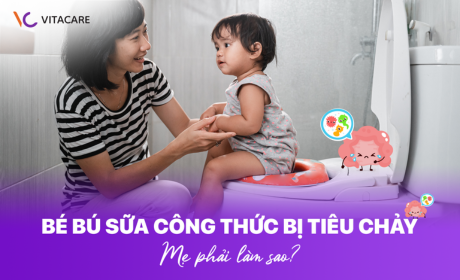Bé bú sữa công thức bị tiêu chảy