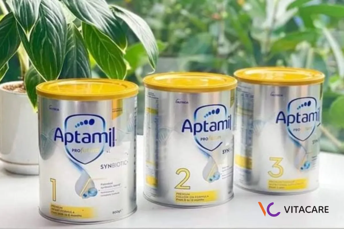 Aptamil – Vị nhạt, gần giống sữa mẹ
