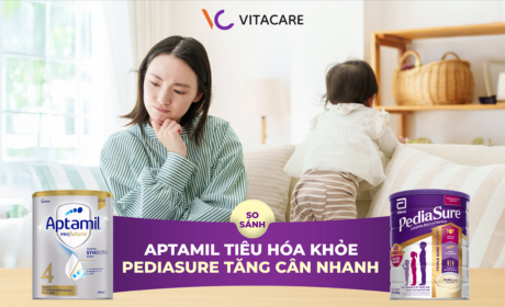 So sánh sữa pediasure và aptamil