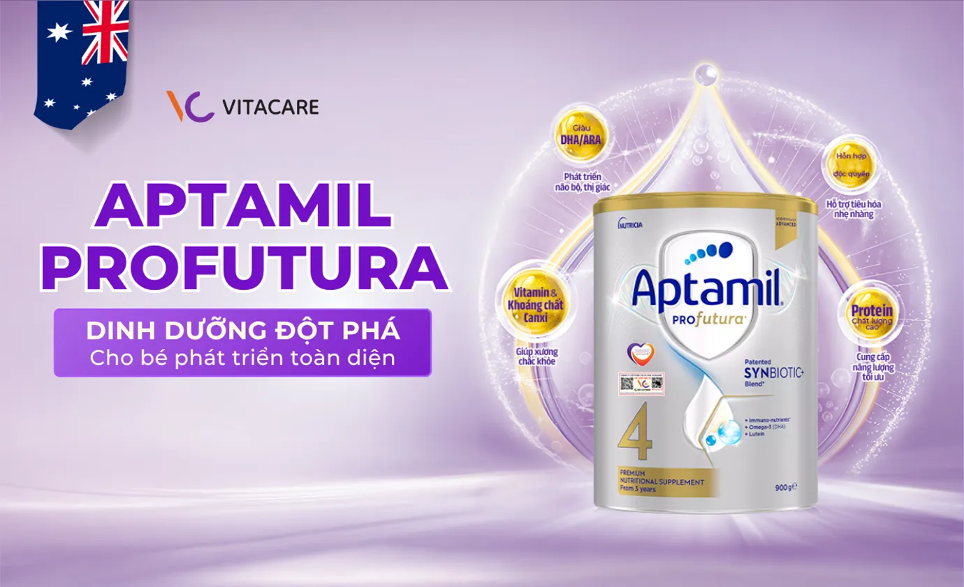 Sữa Aptamil Profutura Úc: Giải pháp dinh dưỡng chuẩn khoa học cho bé