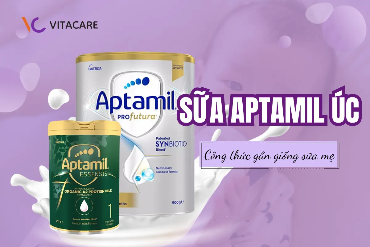 Sữa Aptamil Úc công thức gần giống sữa mẹ Sữa Aptamil Úc công thức gần giống sữa mẹ