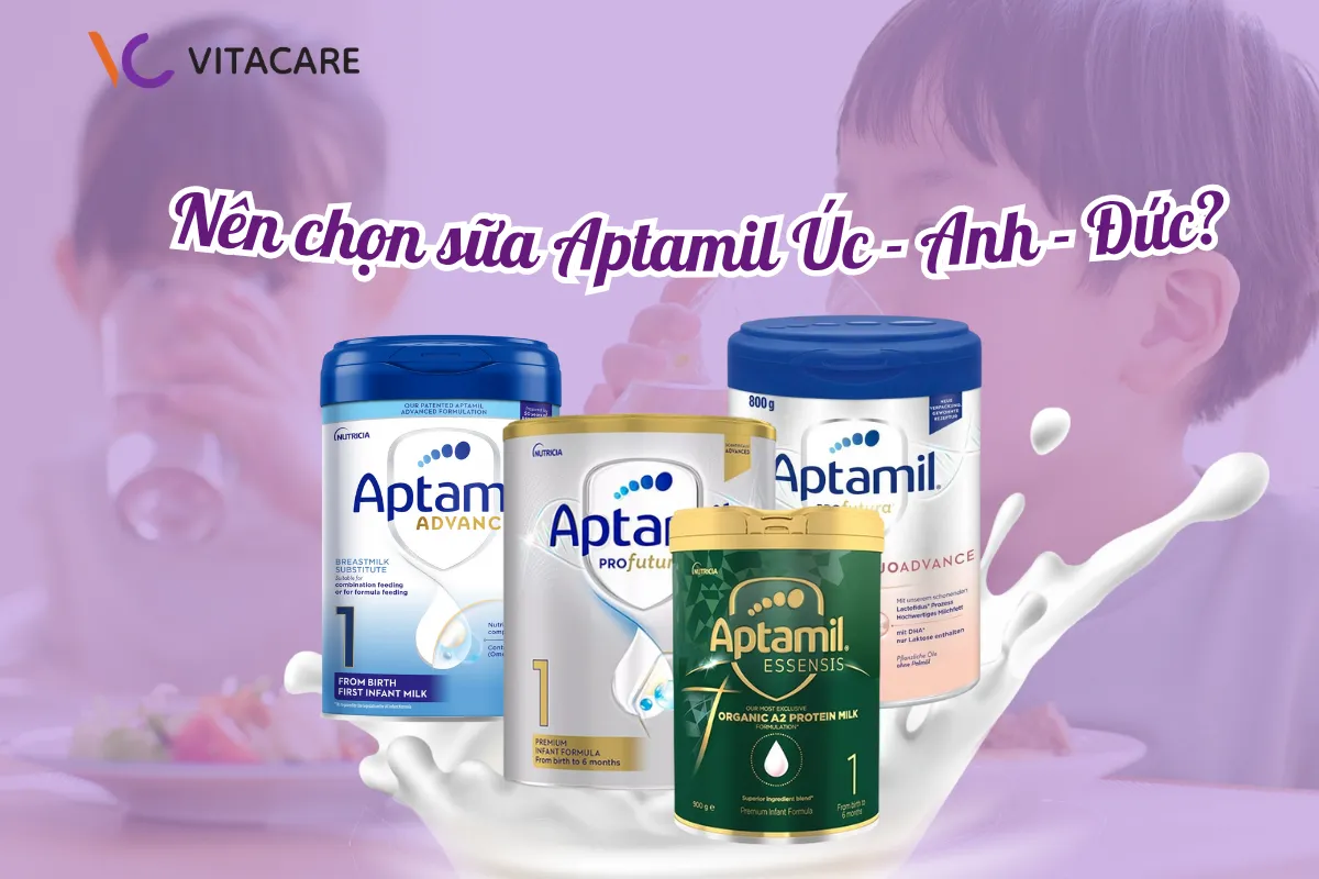 Nên chọn sữa Aptamil Úc - Anh - Đức? Nên chọn sữa Aptamil Úc - Anh - Đức?