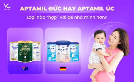Sữa aptamil đức và úc loại nào tốt hơn
