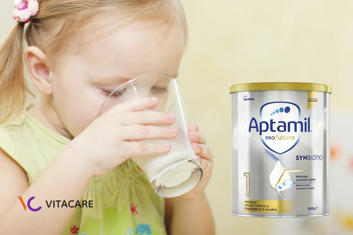 Aptamil Úc có hương vị thanh mát, không gây ngán hợp cho bé dùng lâu dài: Aptamil Úc có hương vị thanh mát, không gây ngán hợp cho bé dùng lâu dài: