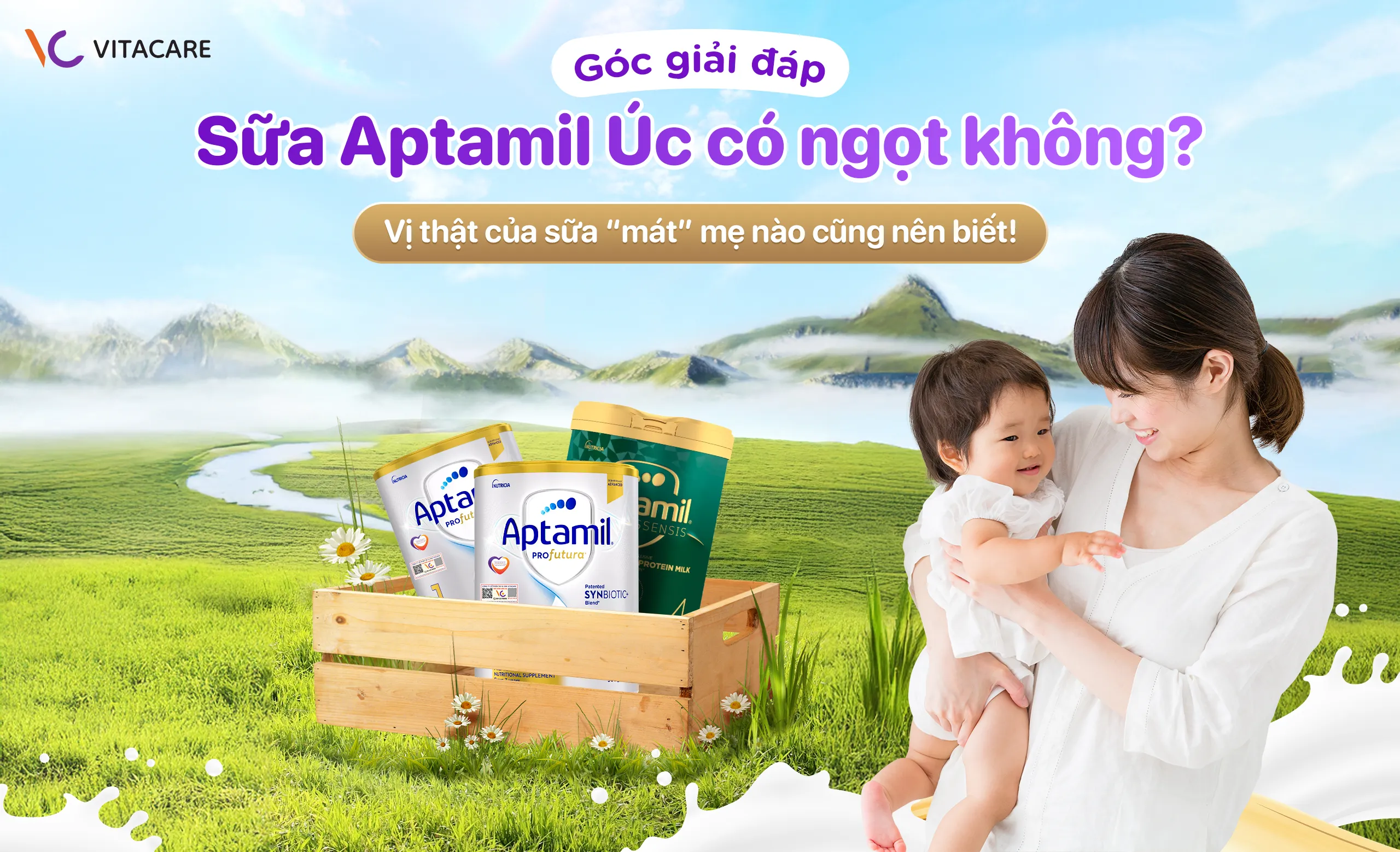 Sữa aptamil úc có ngọt không