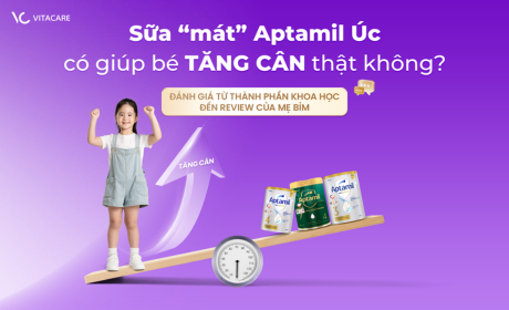 Sữa aptamil úc có tăng cân tốt không