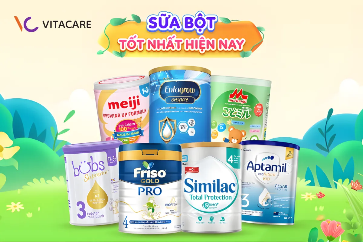Sữa công thức cho bé 1 tuổi