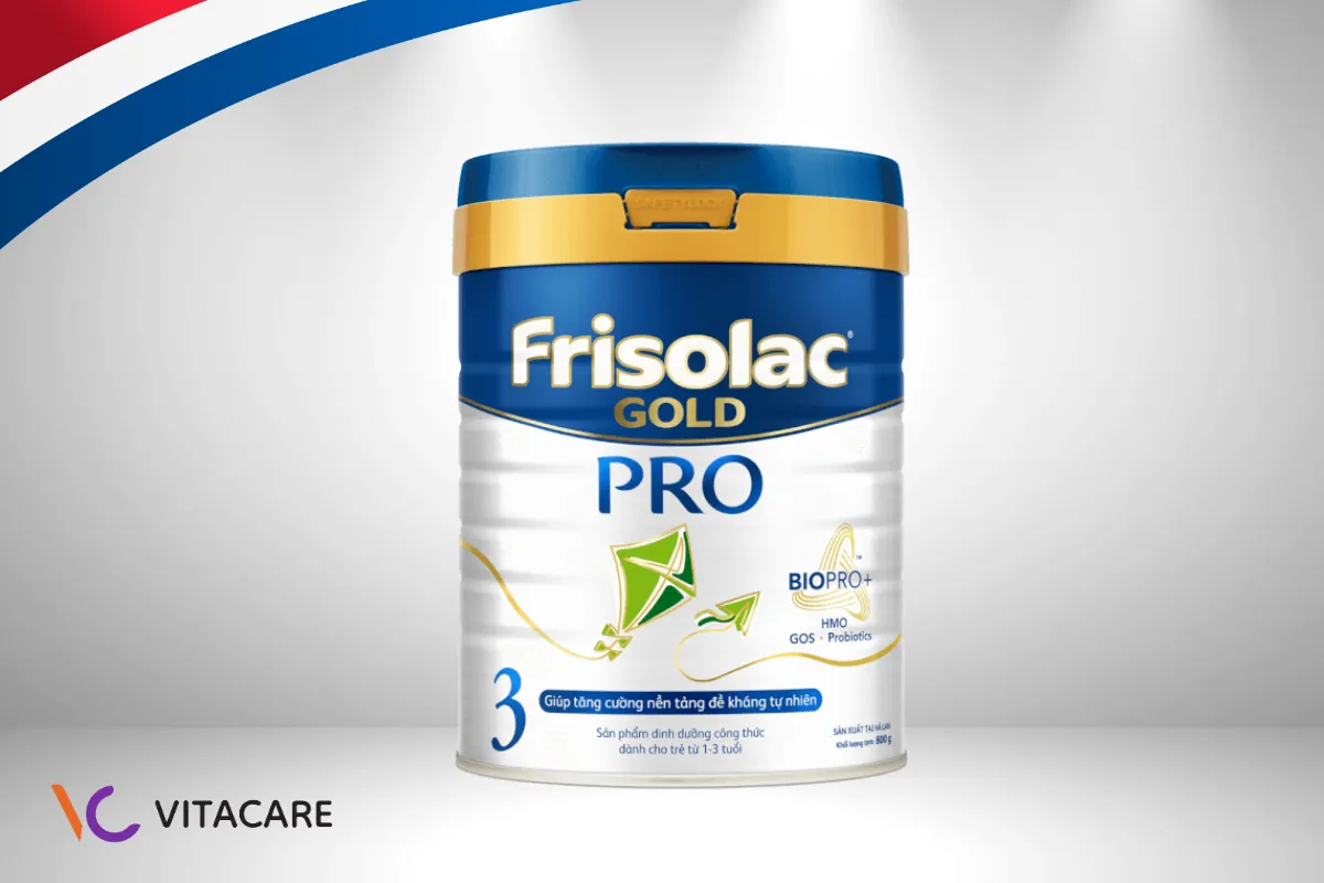 Sữa Frisolac Gold Pro số 3 cho bé 1 tuổi Sữa Frisolac Gold Pro số 3 cho bé 1 tuổi