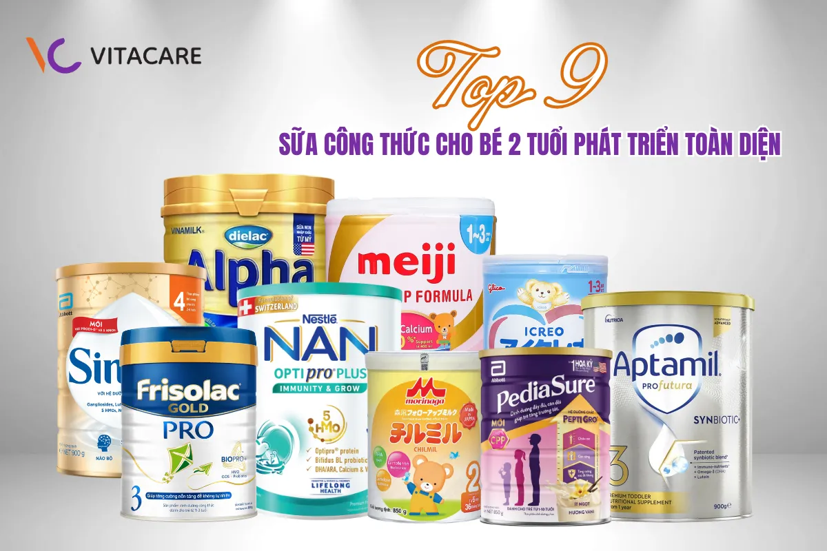 Sữa công thức cho bé 2 tuổi