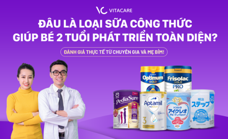 Sữa công thức cho bé 2 tuổi