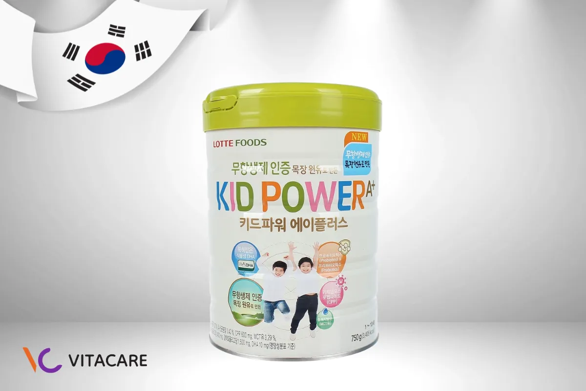 Sữa Kid Power A+ cho bé 3 tuổi phát triển toàn diện Sữa Kid Power A+ cho bé 3 tuổi phát triển toàn diện