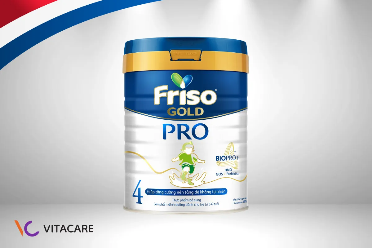 Sữa Friso Gold Pro 4 cho trẻ 3 tuổi Sữa Friso Gold Pro 4 cho trẻ 3 tuổi