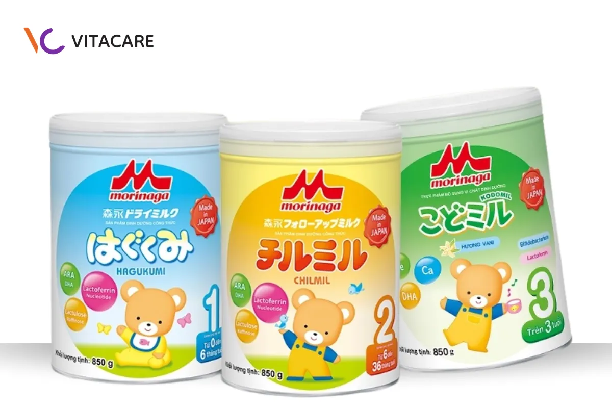 Sữa mát Nhật Morinaga giúp bé tiêu hóa tốt Sữa mát Nhật Morinaga giúp bé tiêu hóa tốt