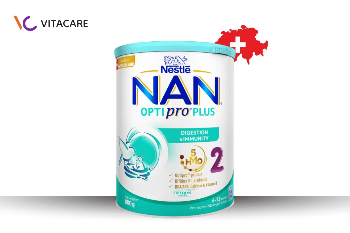 Sữa bột NAN Optipro Plus số 2 cho bé dưới 1 tuổi Sữa bột NAN Optipro Plus số 2 cho bé dưới 1 tuổi