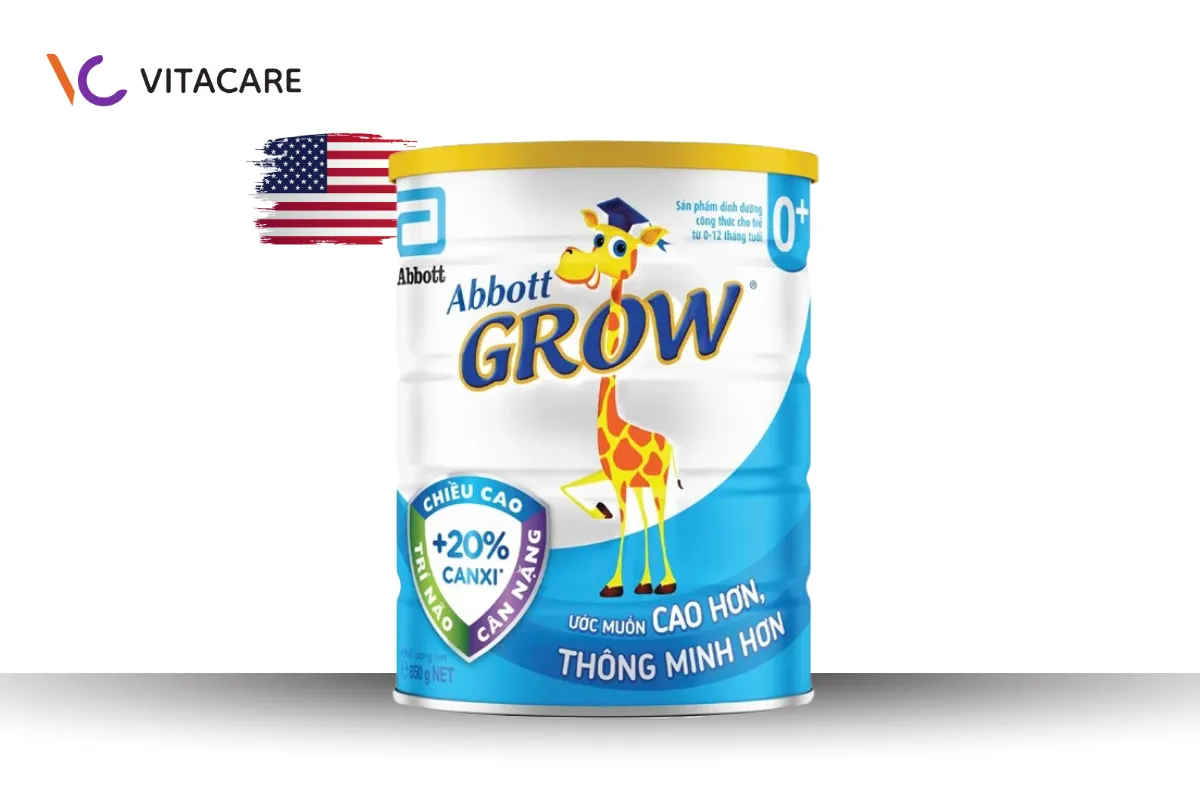 Sữa bột Abbott Grow 0+ cho bé 6-12 tháng Sữa bột Abbott Grow 0+ cho bé 6-12 tháng