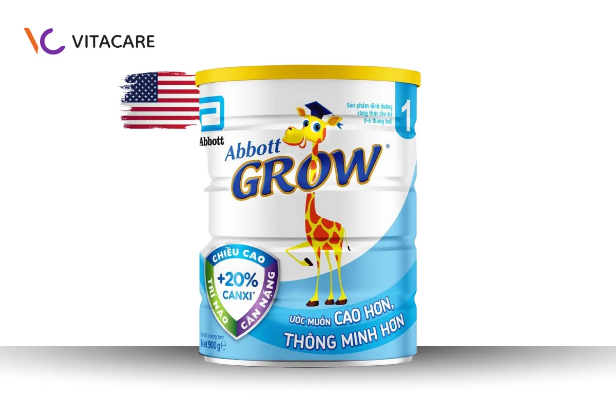 Sữa công thức cho bé sơ sinh Abbott Grow số 1 Sữa công thức cho bé sơ sinh Abbott Grow số 1