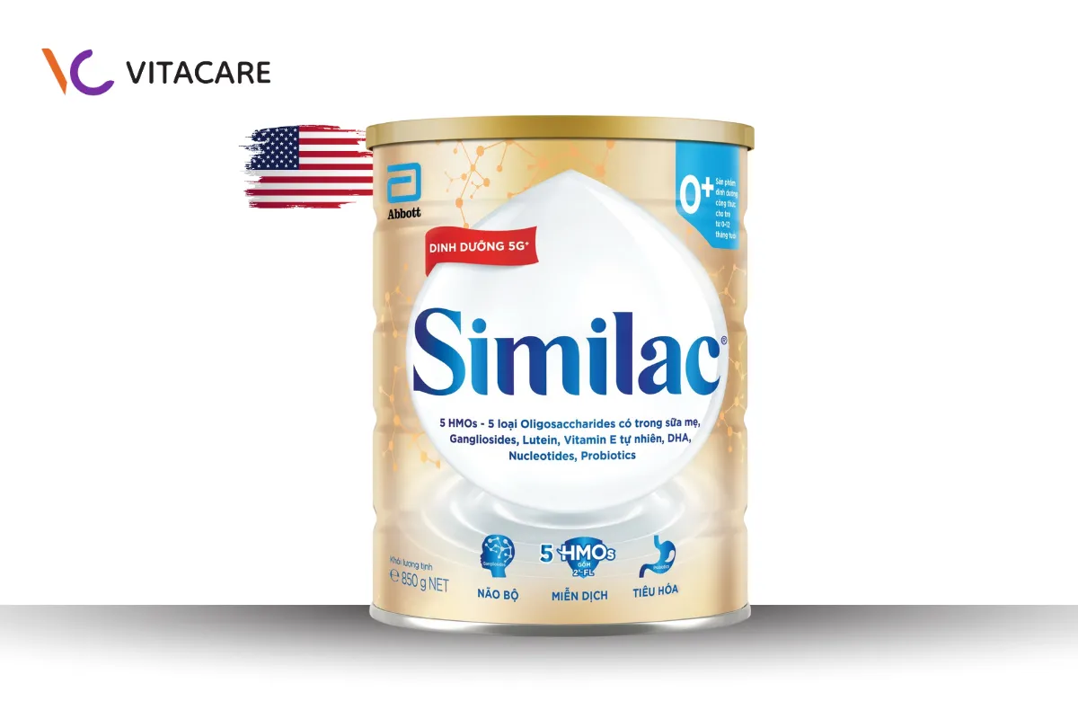 Sữa công thức cho bé sơ sinh Similac 5G 0+ Sữa công thức cho bé sơ sinh Similac 5G 0+