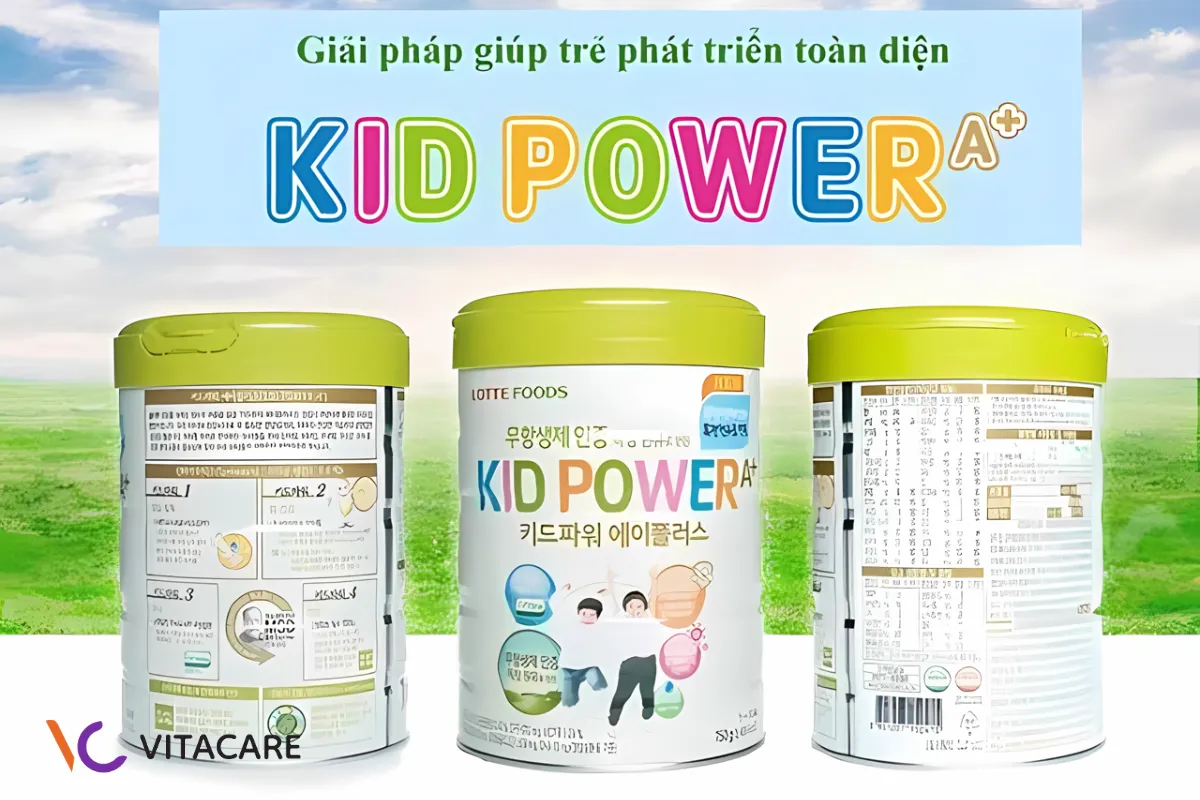 Sữa phát triển toàn diện cho bé 2 tuổi Kid Power A+ Sữa phát triển toàn diện cho bé 2 tuổi Kid Power A+