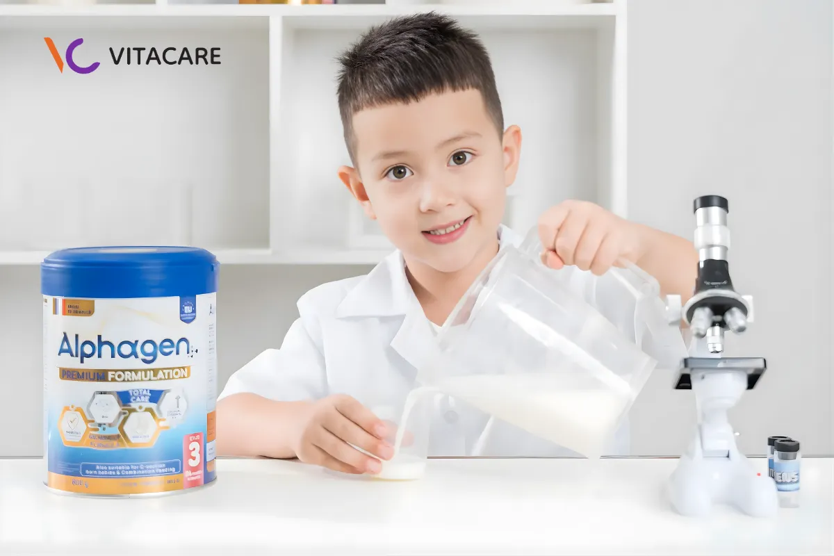 Sữa Alphagen giúp bé ghi nhớ nhanh, học hỏi tốt Sữa Alphagen giúp bé ghi nhớ nhanh, học hỏi tốt