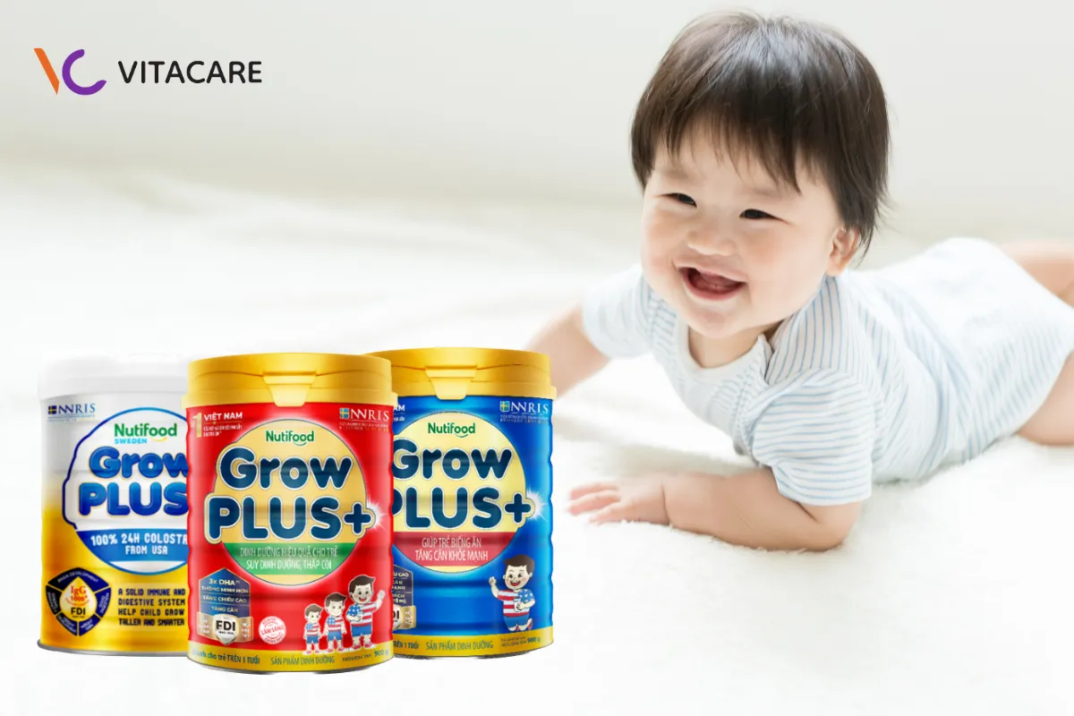 Sữa GrowPLUS+ giúp tăng cân hiệu quả đối với thể trạng của trẻ Việt Sữa GrowPLUS+ giúp tăng cân hiệu quả đối với thể trạng của trẻ Việt
