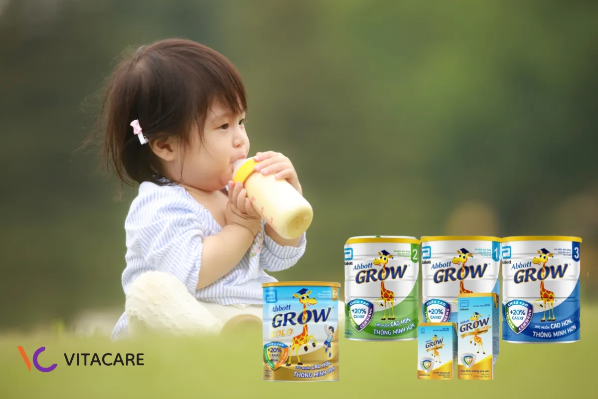 Sữa công thức tăng cân cho bé Abbott Grow Sữa công thức tăng cân cho bé Abbott Grow