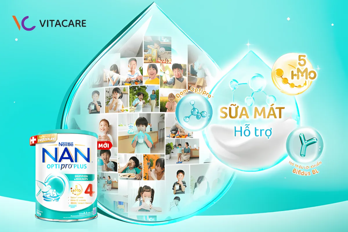 Sữa công thức tốt cho hệ tiêu hóa NAN Optipro Plus Sữa công thức tốt cho hệ tiêu hóa NAN Optipro Plus