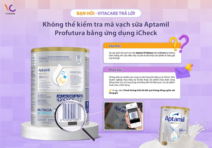 Kiểm tra mã vạch trên lon sữa Aptamil Úc kiểm tra chính hãng Kiểm tra mã vạch trên lon sữa Aptamil Úc kiểm tra chính hãng