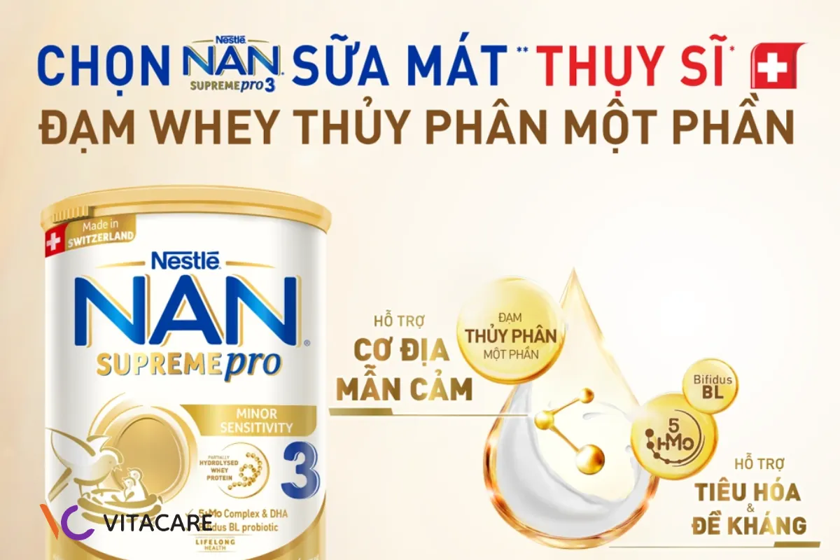 NAN là thương hiệu sữa công thức của Nestlé, Thụy Sĩ NAN là thương hiệu sữa công thức của Nestlé, Thụy Sĩ
