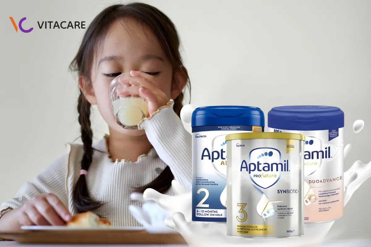 Aptamil tập trung vào cấu trúc hỗn hợp đạm cùng lợi khuẩn và prebiotics. Aptamil tập trung vào cấu trúc hỗn hợp đạm cùng lợi khuẩn và prebiotics.