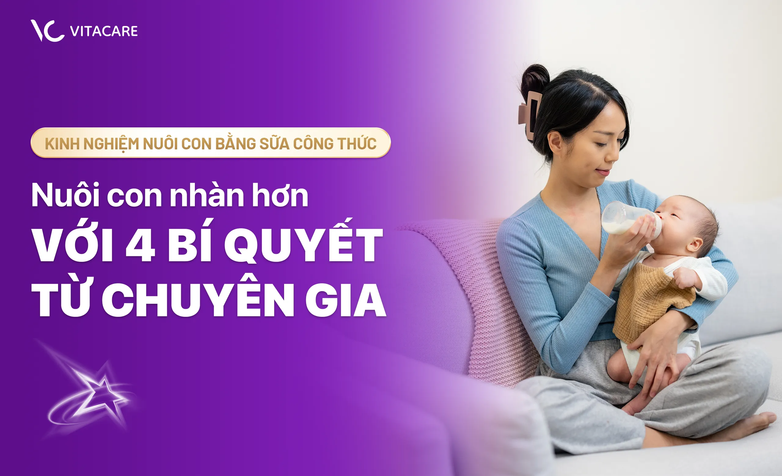Kinh nghiệm nuôi con bằng sữa công thức
