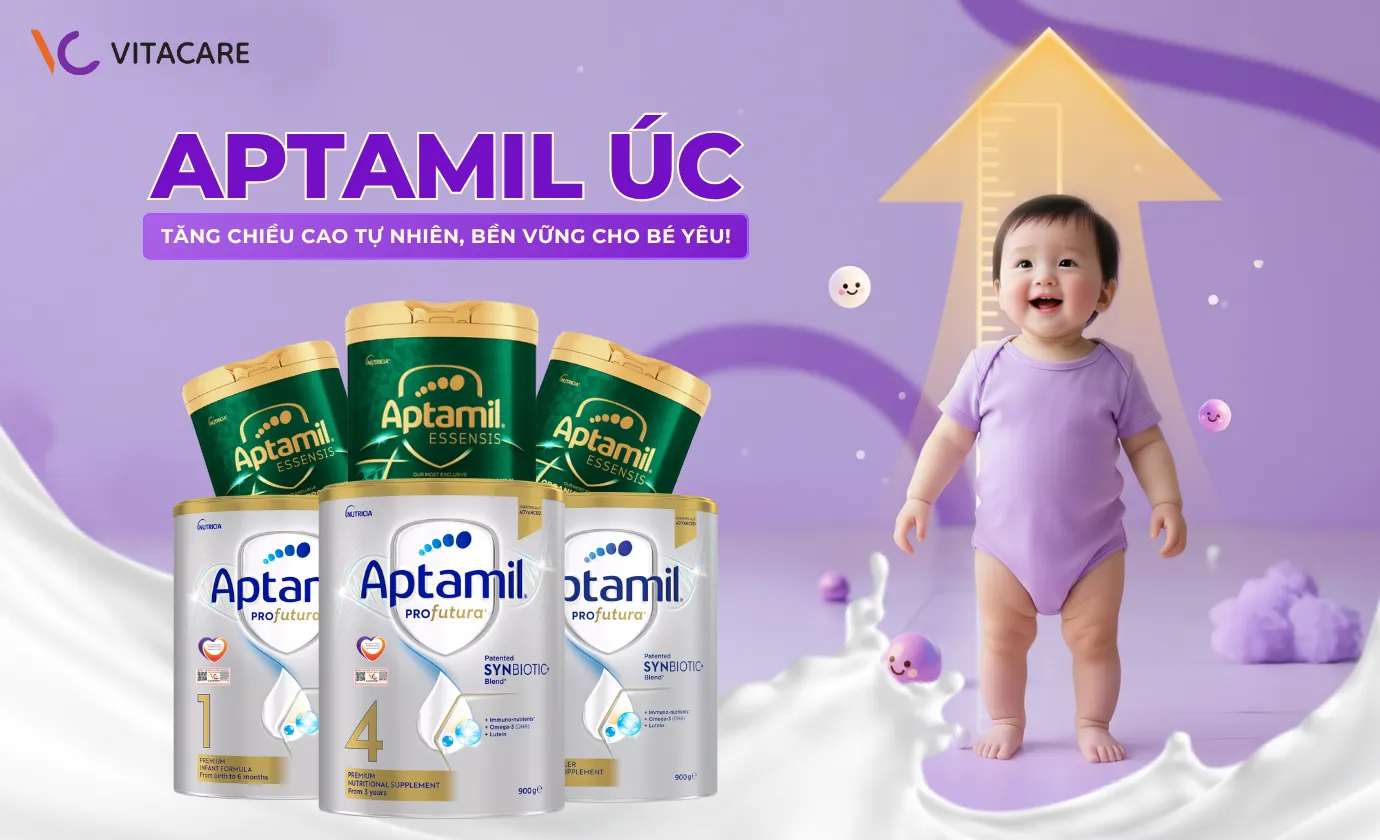 Sữa Aptamil Úc có giúp bé cao lớn không