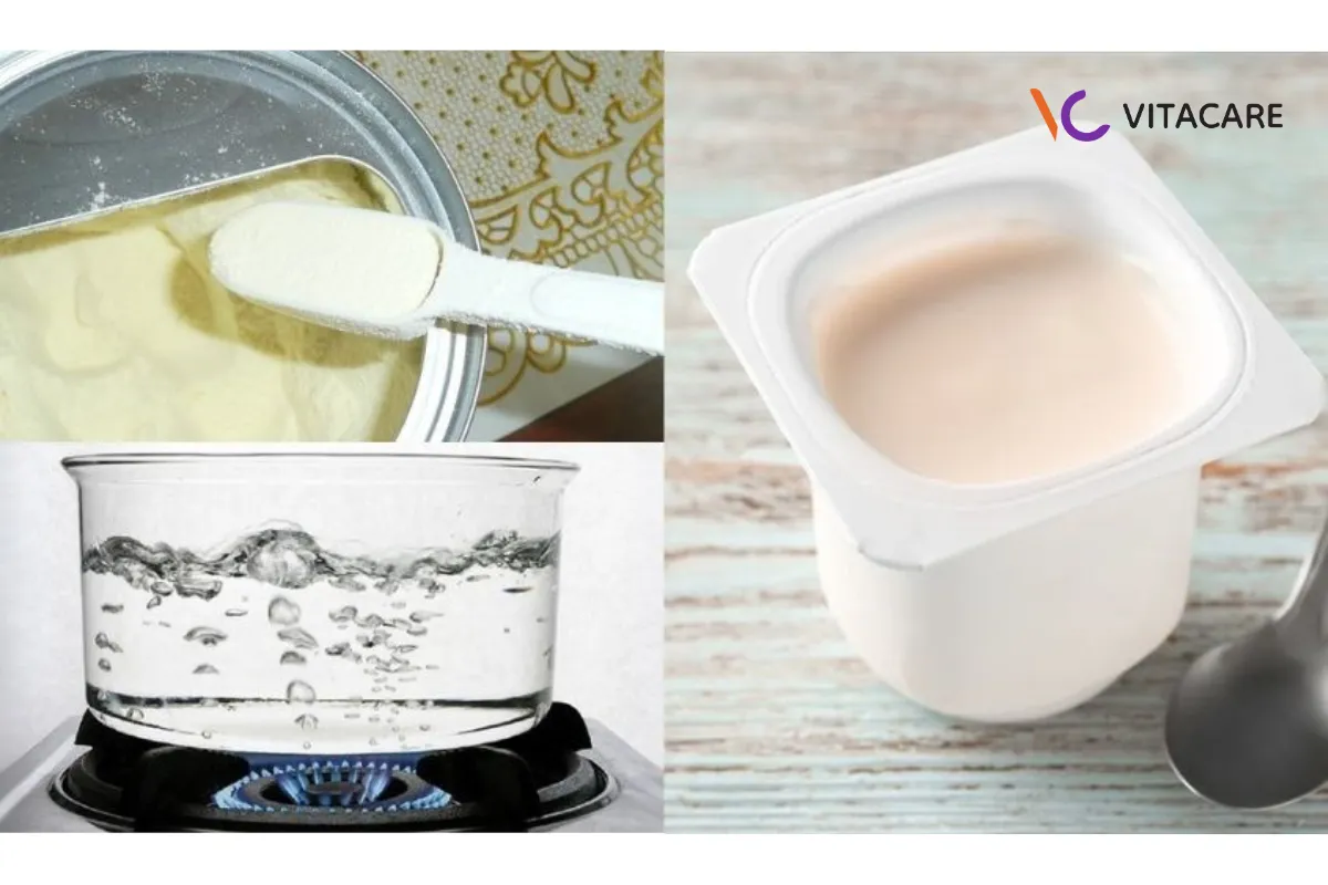 Cách làm sữa chua từ sữa công thức