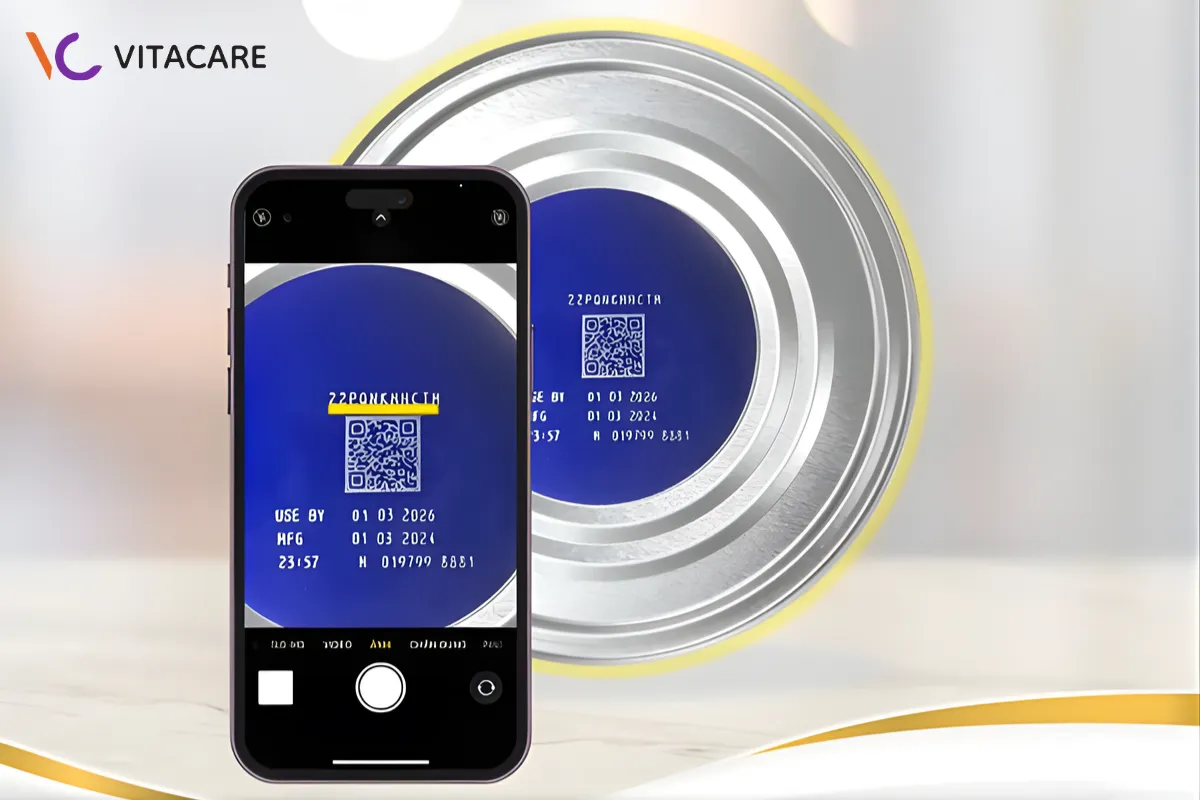 Check mã QR dưới đáy lon kiểm tra sữa thật sữa giả Check mã QR dưới đáy lon kiểm tra sữa thật sữa giả