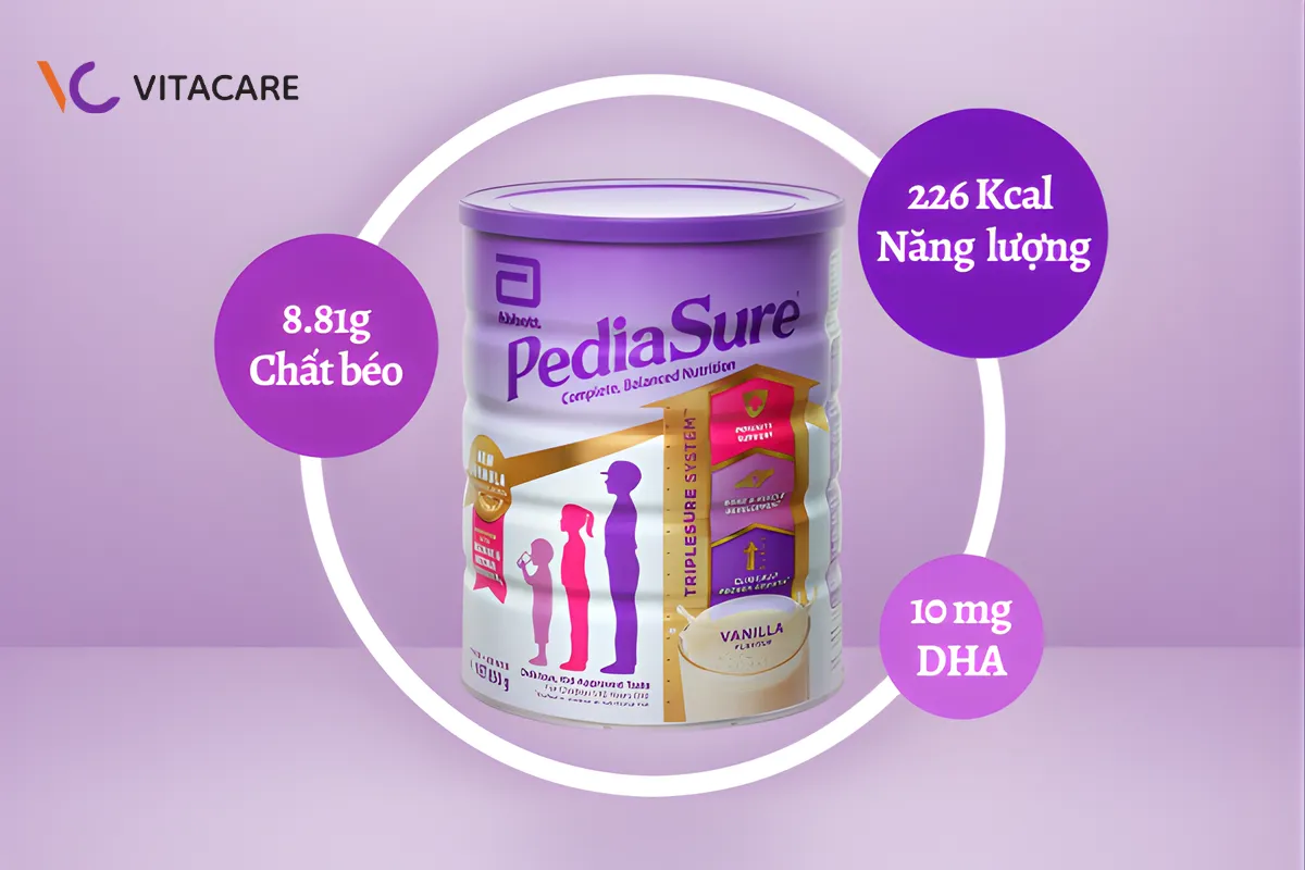 Pediasure dành cho trẻ từ 1 - 10 tuổi cần bổ sung năng lượng và dinh dưỡng chuyên biệt Pediasure dành cho trẻ từ 1 - 10 tuổi cần bổ sung năng lượng và dinh dưỡng chuyên biệt