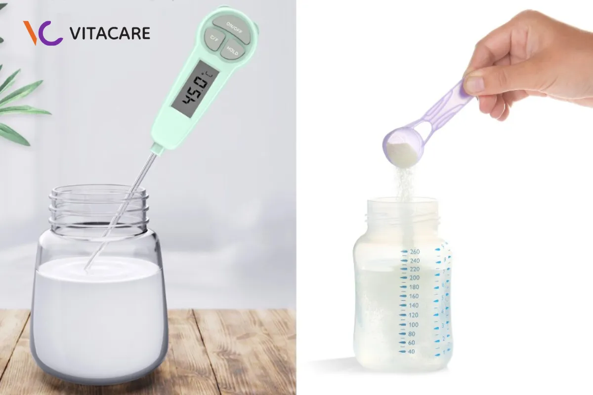 Nhiệt độ sữa quyết định trực tiếp đến chất lượng dinh dưỡng và khả năng hấp thu của bé