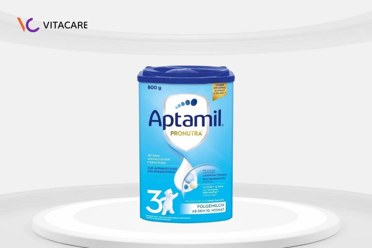 Aptamil Pronutra là một trong những dòng sữa Đức bán chạy nhất tại Việt Nam
