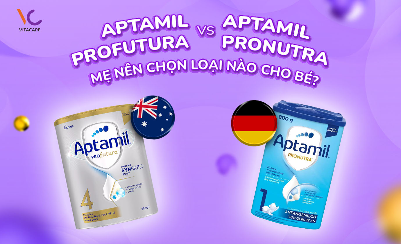 So sánh aptamil profutura và aptamil pronutra