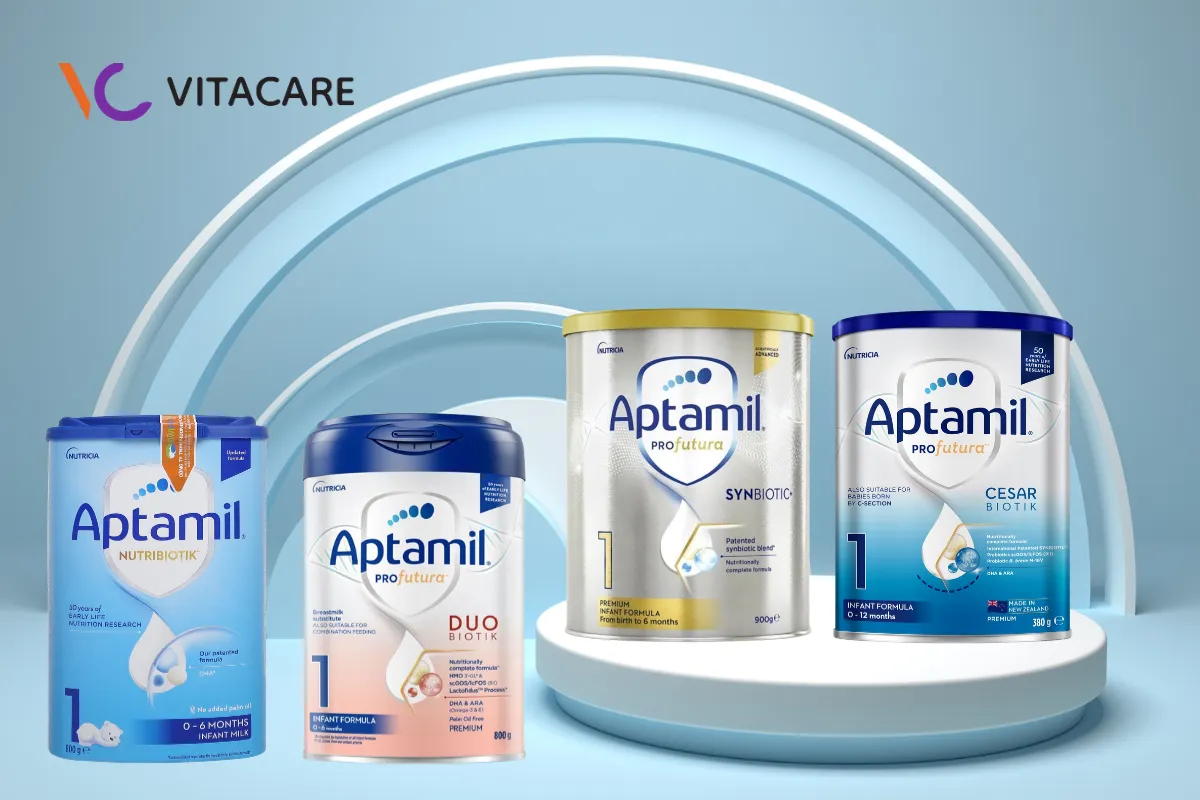 Đánh giá độ "mát" của từng dòng sữa Aptamil Anh, Úc, Đức