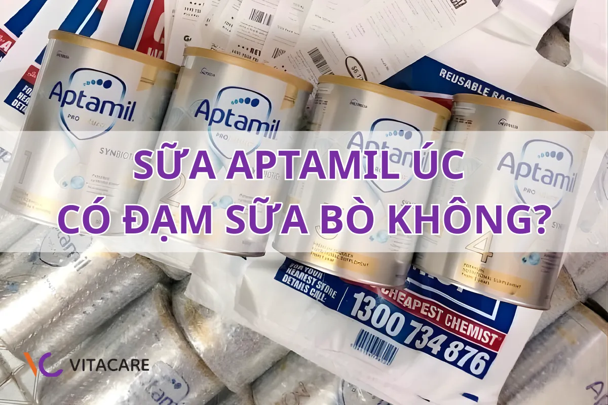 Sữa aptamil úc có đạm sữa bò không