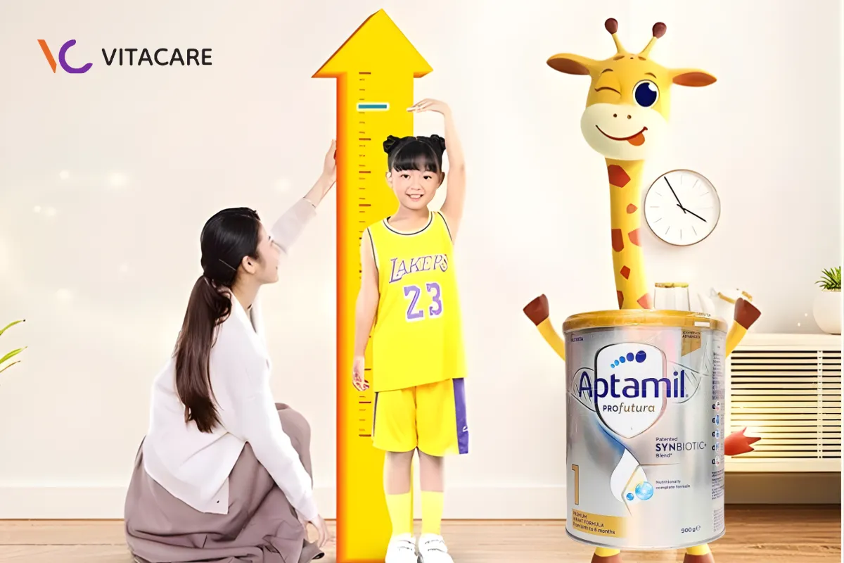 Sữa aptamil úc có tăng chiều cao không