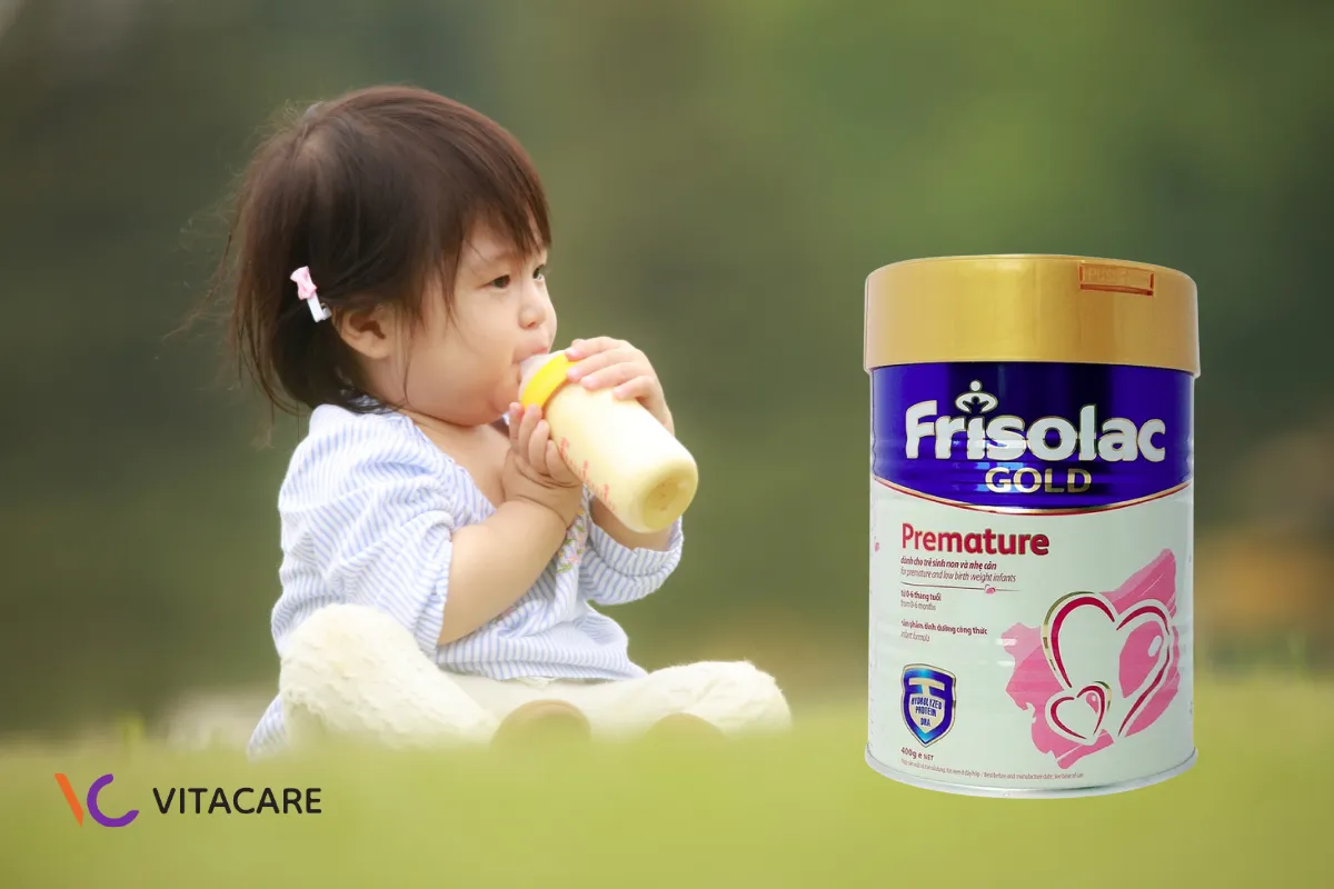 Sữa Frisolac Gold Premature cho trẻ sinh non dễ hấp thu Sữa Frisolac Gold Premature cho trẻ sinh non dễ hấp thu