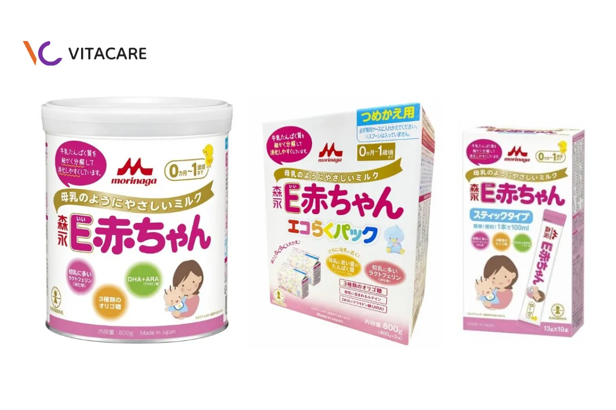 Sữa Morinaga E-Akachan bổ sung dưỡng chất cho trẻ sinh non Sữa Morinaga E-Akachan bổ sung dưỡng chất cho trẻ sinh non