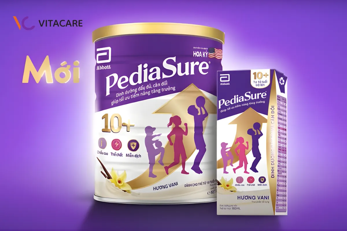 PediaSure BA có vị ngọt nhẹ béo hài hòa, dựa trên tỷ lệ lactose tự nhiên và hệ chất béo đặc chế